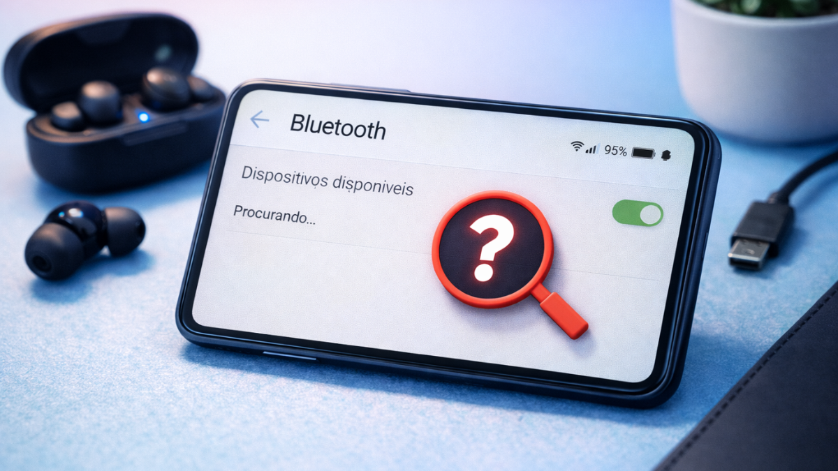 Como emparelhar fone Bluetooth que não aparece no celular