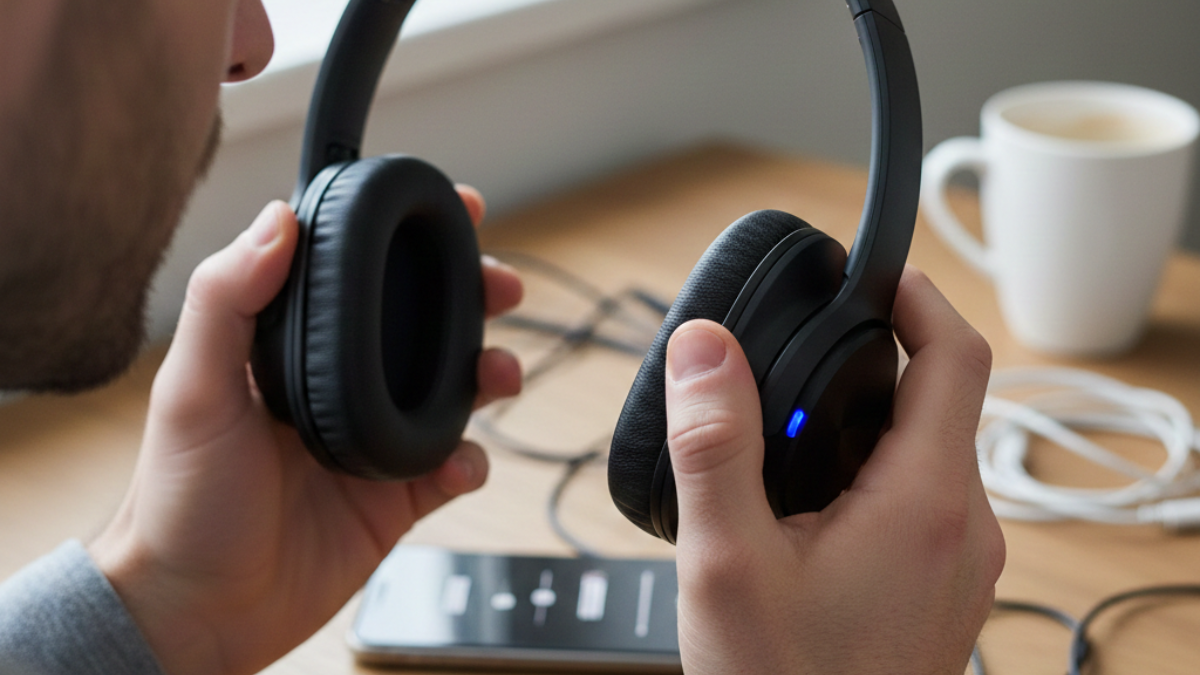 Fone Bluetooth conecta, mas não sai som como resolver